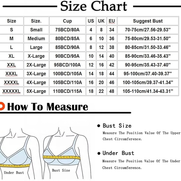 BRAS Front Closure Deep cupFull-Back Coverage PushUp Wireless Seamless Underwear - Picture 14 of 14